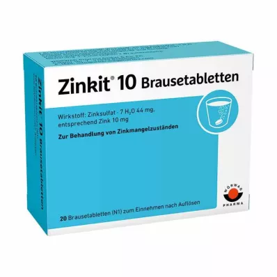 ZINKIT 10 tabletek musujących, 20 szt