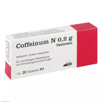 COFFEINUM N 0,2 g tabletki, 20 szt