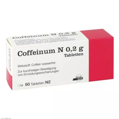 COFFEINUM N 0,2 g tabletki, 50 szt