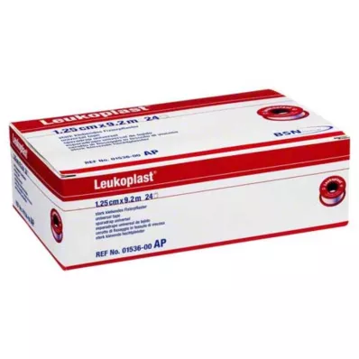 LEUKOPLAST 1,25 cmx9,2 m, 24 szt