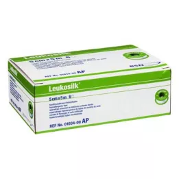 LEUKOSILK 5 cmx5 m, 6 szt