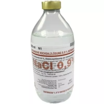 ISOTONISCHE Sól fizjologiczna 0,9% Bernburg Inf.-L.Glass, 500 ml