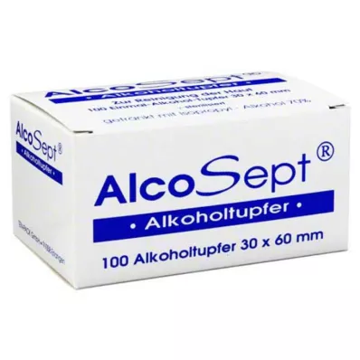 ALKOHOLTUPFER Alcosept, 100 szt