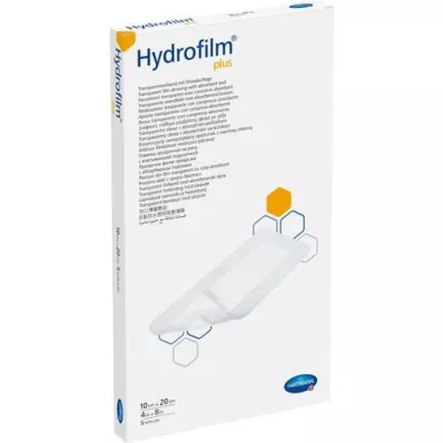 HYDROFILM Plus przezroczysty bandaż 10x20 cm, 5 szt