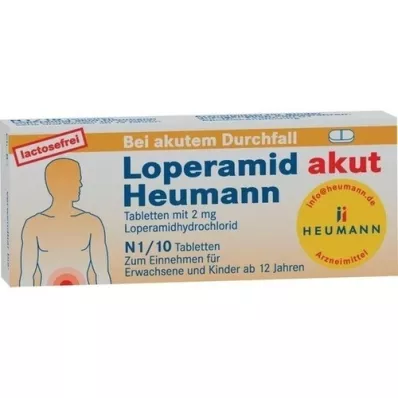 LOPERAMID akut Heumann tabletki, 10 szt