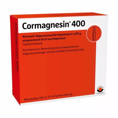 CORMAGNESIN 400 ampułek, 10 x 10 ml
