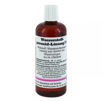 WASSERSTOFFPEROXID Roztwór 3%, 100 ml WASSERSTOFFPEROXID Roztwór 3%, 100 ml