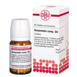GUNPOWDER tabletki comp.D 3, 80 szt