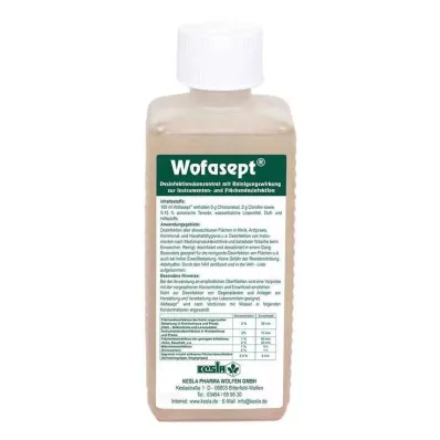 WOFASEPT Dezynfekcja narzędzi i powierzchni, 250 ml