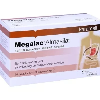 MEGALAC Almasilate zawiesina, 20X10 ml