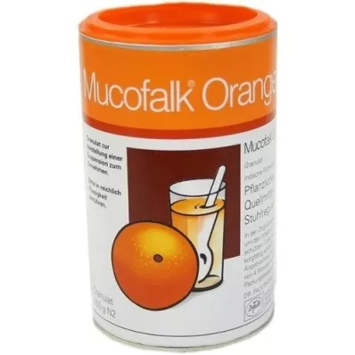 MUCOFALK Granulat pomarańczowy do produkcji zawiesiny do użytku, 150 g