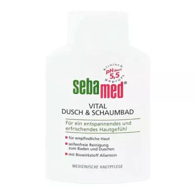 SEBAMED Vital Shower + Foam Bath, 200 ml SEBAMED Vital Shower + Foam Bath, 200 ml
