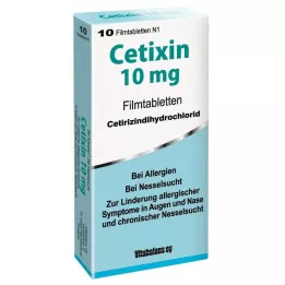 CETIXIN Tabletki powlekane 10 mg, 10 szt