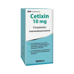 CETIXIN Tabletki powlekane 10 mg, 50 szt