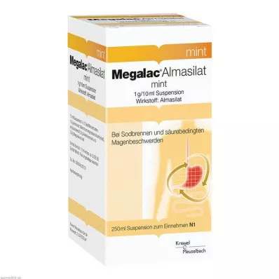 Megalac Almasilat miętowa zawiesina, 250 ml Megalac Almasilat miętowa zawiesina, 250 ml