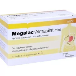 MEGALAC Almasilate zawiesina miętowa, 20X10 ml