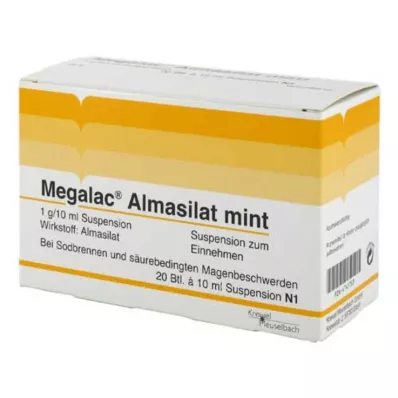 Megalac Almasilat miętowa zawiesina, 20x10 ml Megalac Almasilat miętowa zawiesina, 20x10 ml