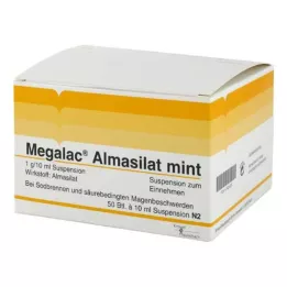 MEGALAC Almasilate zawiesina miętowa, 50X10 ml