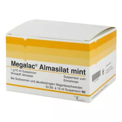 Megalac Almasilat miętowa zawiesina, 50x10 ml