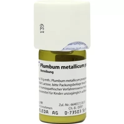 PLUMBUM METALLICUM praep. D 6 rozcieranie, 20 g