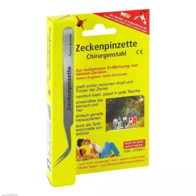 ZECKENPINZETTE Stal chirurgiczna, 1 szt ZECKENPINZETTE Stal chirurgiczna, 1 szt