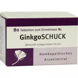 GINKGOSCHUCK Tabletki, 80 szt