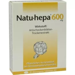 NATU HEPA Tabletki powlekane 600 mg, 20 szt