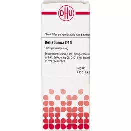 BELLADONNA Rozcieńczenie D 10, 50 ml