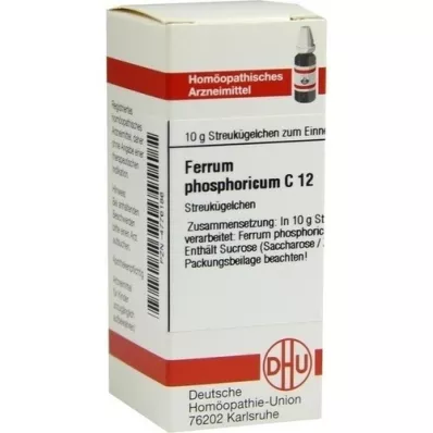 FERRUM PHOSPHORICUM C 12 kulek, 10 g