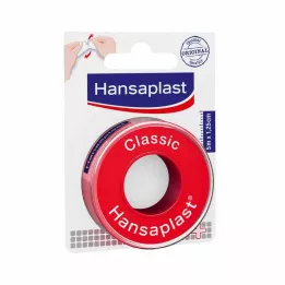 HANSAPLAST Klasyczny plaster mocujący 1,25 cm x 5 m, 1 szt