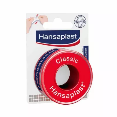 HANSAPLAST Klasyczny plaster mocujący 2,5 cm x 5 m, 1 szt