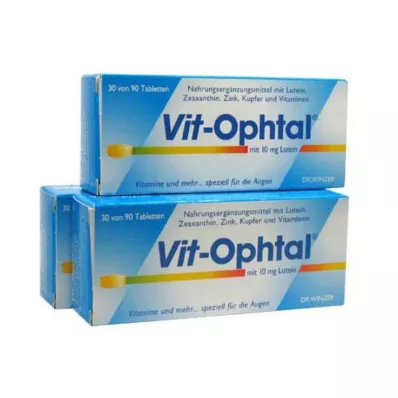 VIT OPHTAL z 10 mg luteiny w tabletkach, 90 szt VIT OPHTAL z 10 mg luteiny w tabletkach, 90 szt