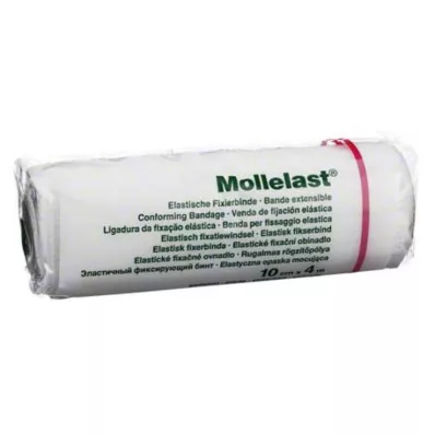 Mollelast 10cmx4m biały, 1 szt Mollelast 10cmx4m biały, 1 szt