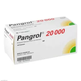 PANGROL 20 000 tabletek powlekanych dojelitowo, 100 szt