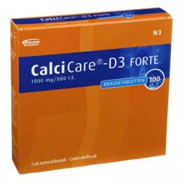 CALCICARE Tabletki musujące D3 forte, 100 szt