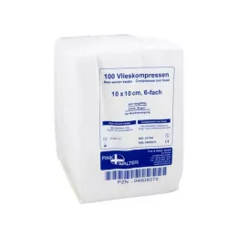 VLIESKOMPRESSEN 10x10 cm niesterylne 6x, 100 szt