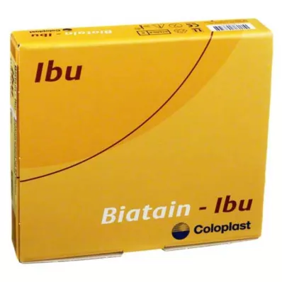 BIATAIN Opatrunek piankowy Ibu 10x10 cm nieprzylepny, 5 szt