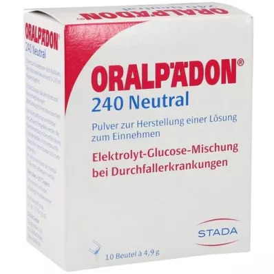 ORALPÄDON 240 neutralnych saszetek w proszku, 10 szt