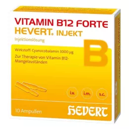 VITAMIN B12 HEVERT forte Ampułki do wstrzykiwań, 10 x 2 ml