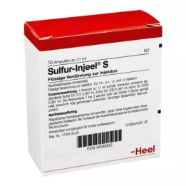 SULFUR INJEEL Ampułki S, 10 szt