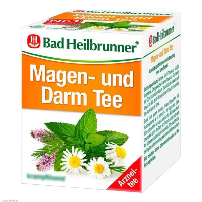 BAD HEILBRUNNER Woreczek filtrujący N do herbaty na żołądek i jelita, 8X1,75 g BAD HEILBRUNNER Woreczek filtrujący N do herbaty na żołądek i jelita, 8X1,75 g