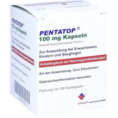 PENTATOP 100 mg kapsułki twarde, 100 szt