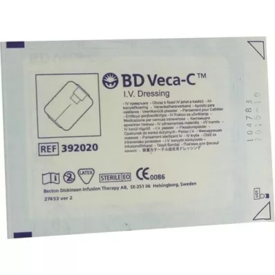 BD VECA-C Opatrunek mocujący do cewnika 6x7,5 cm z okienkiem, 1 szt