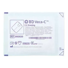 BD VECA-C Opatrunek mocujący do cewnika 6x7,5 cm z okienkiem, 1 szt