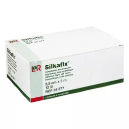 SILKAFIX Tynk samoprzylepny 2,5 cmx5 m rdzeń kartonowy, 12 szt