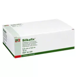 SILKAFIX Tynk samoprzylepny 2,5 cm x 9,2 m rdzeń kartonowy, 12 szt