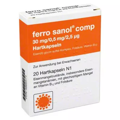 FERRO SANOL komp. Hard caps.w.msr.overz.pellets, 20 szt