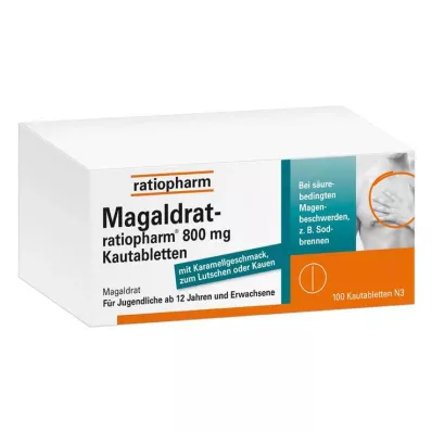 Magaldrat-ratiopharm® 800 mg tabletki do żucia, 100 szt