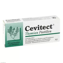 CEVITECT Pastylki tymianku, 30 szt