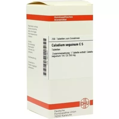 CALADIUM seguinum C 5 tabletek, 200 szt